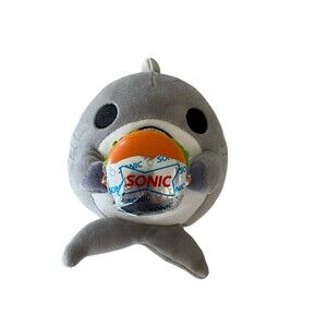 Zuru Snackles Series 2 William Shark and Sonic Burger Plush
